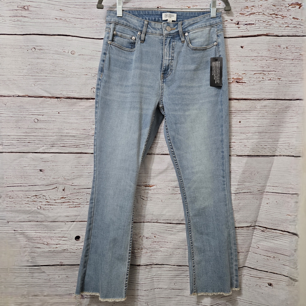 Candace Cameron Bure Blue Flare Wide Leg Jeans